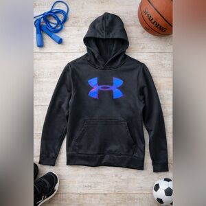 Under Armour Gray and Blue Athletic Hoodie